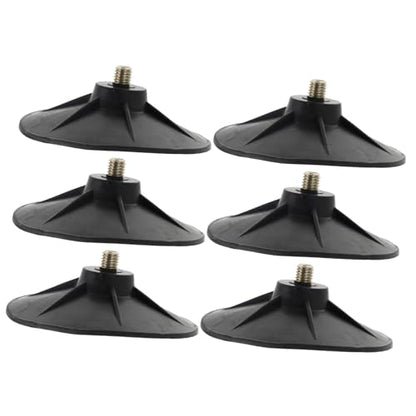 6Pcs Heavy Duty Punching Bag Suction Cup Base with Screws Durable Plate Stand for Home Gym Stable Attachment for Punching Bag Accessories Space Saving Design