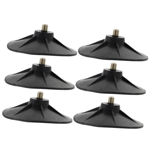 6Pcs Heavy Duty Punching Bag Suction Cup Base with Screws Durable Plate Stand for Home Gym Stable Attachment for Punching Bag Accessories Space Saving Design