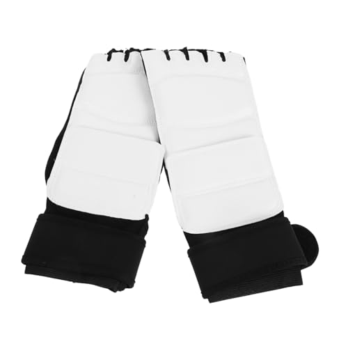 Didiseaon Taekwondo Foot Protector Pads and Martial Arts Foot Guard, Non-Slip XL Size Boxing Sparring Gear for Kickboxing MMA Training, Sturdy Footwear for Men and Women