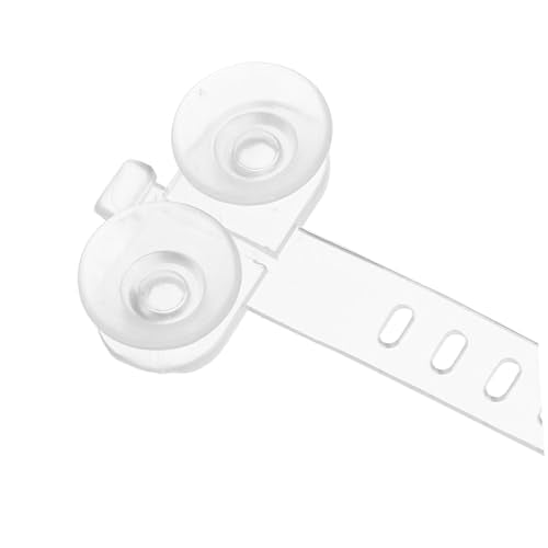 50pcs Aquarium Suction Cups with Cable Straps for Secure Attachment of Air Hose and Filter Tubes in Fish Tanks, Sturdy Plastic Hose Holders Compatible with Aquarium Planters
