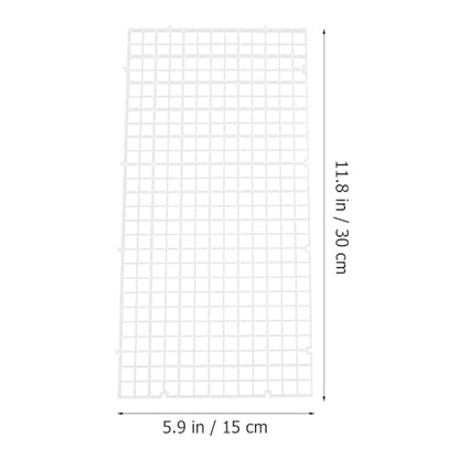 ARTIBETTER Aquarium Divider Panels Set with 10 Suction Cups, 30x15cm Fish Tank Isolation Board for Breeding Separation and Juvenile Fish Tank Partition