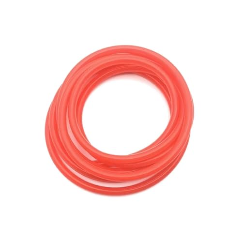 Pipe Fittings 1/3/5M 2 3 4 5mm Colorful Food Grade Silicone Soft Hose Pipe Tubing Odorless Safe For Drink Machines/Fish Tank/Water Filter(Red,5 METER_OD 6XID 4MM) - color: Red, size: 5 METER_OD 6XID 4MM