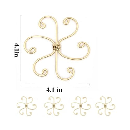 5Pcs Plant Stem Support, Moss Pole for Climbing Plants, Durable Iron Hook Grapple Holder for Monstera, Indoor Outdoor Plant Support Stakes, Trellis for Potted Plants, Turtle Shell Stabilization