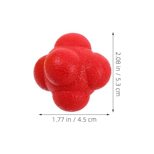 6 Pack Hexagon Reflex Training Balls for Fitness and Reflex Training