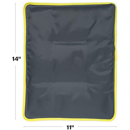 Hot & Cold Reusable Gel Packs (Large, 1 Pack) Flexible Soft Compress - Ice & Heat Therapy for Injuries, Back, Shoulder, Hip, Knee, Joint Pain, Swelling, Bruises, Post Surgery - Sport Temp - size: Large (Pack of 1)