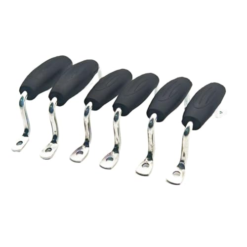 6pcs Stainless Glass Pot Lid Handle, for Cookware Pan Lid Holding Cookware Replacement Handle High-Temperature Resistant