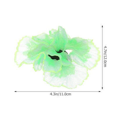Healifty Artificial Aquatic Plant Fish Tank Ornament, Lifelike Green Silicone Aquarium Plant Decoration for Freshwater Tanks, Aquarium Landscaping Decor for Betta Fish and Tropical Aquatic