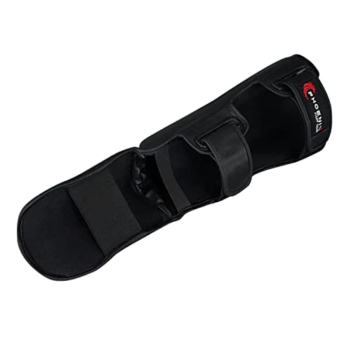Flight Shin Guards, Extra Padding - color: Black, size: X-Large