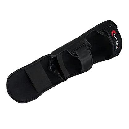 Flight Shin Guards, Extra Padding - color: Black, size: X-Large