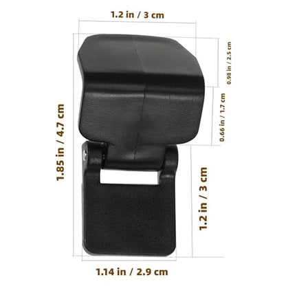 Generic 2X Terrarium Locks, Amphibious Breeding Box Clips, Tortoise Feeding Terrarium Buckles Reptile Terrarium Clips for Fish Tank, 4.7cmx3cm, Black