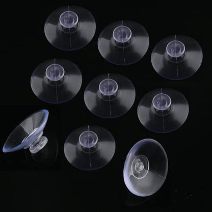 10 Pack Glass Table Suction Cups - 20mm Rubber Suckers, Anti-Collision, Desk Suction Pads - size: 20 mm
