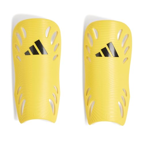 adidas Unisex Adiflex Soccer Shin Guards - color: Team Yellow/Black, size: X-Small