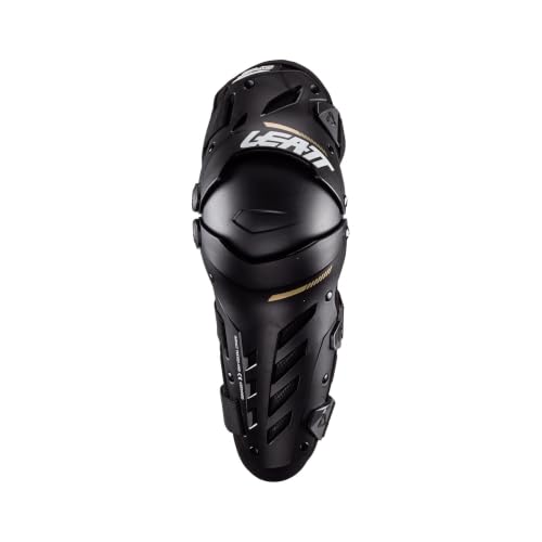 Leatt Unisex-Adult Motorcycle Pivoting Knee and Shin Hard Shell Impact Foam Guard - color: Black, size: Small/Medium