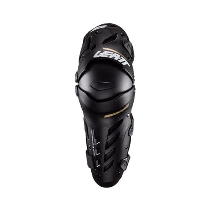 Leatt Unisex-Adult Motorcycle Pivoting Knee and Shin Hard Shell Impact Foam Guard - color: Black, size: Large/X-Large