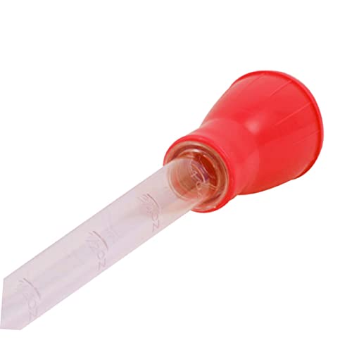 POPETPOP Aquarium Tools Pipette 50ml Manual Fish Tank Cleaner Red Practical Aquarium Waste Tool