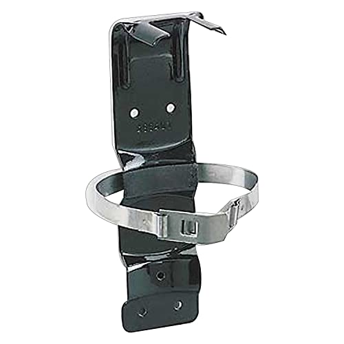 Kidde Fire Extinguisher Mount, Metal Strap Bracket, Heavy Duty, Compatible 5-Pound Fire Extinguishers, Black - size: 1 Count (Pack of 1)