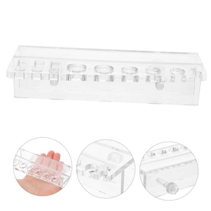 Aquarium Tool Holder Rack for Fish Tank Maintenance Organized Storage for Aquatic Plant Cleaning Tools Wall-Mounted Design Multiple Storage
