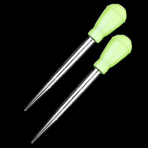 2 Pieces Aquarium Waste Remover Feeder Pipette Dropper 30 Ml