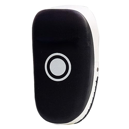Rengue Boxing Strike Pad, Boxing Pads Kick Punch Training, Multifunction Protective Target for Muay Thai and Kickboxing Enthusiasts Strike Pad, High Density Sponge for Nan - color: White Stripe