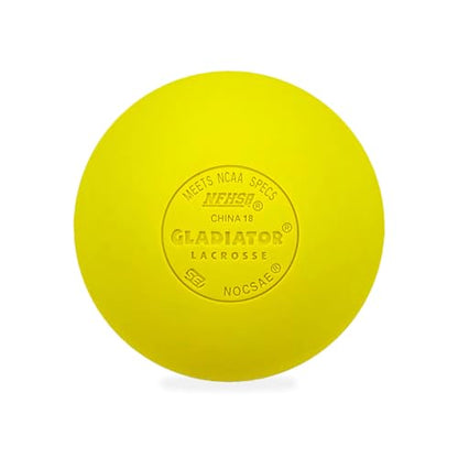 Gladiator Lacrosse Official Lacrosse Game Balls - color: Yellow