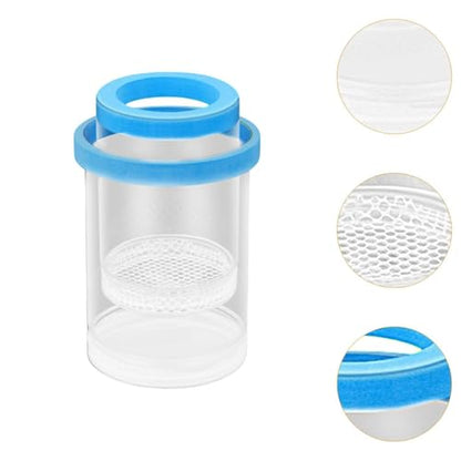 Incubation Box Fish Tank, Hatchery Cultivating Container, Isolation Box, Aquarium Breeding Tank for Betta Fish, Blue