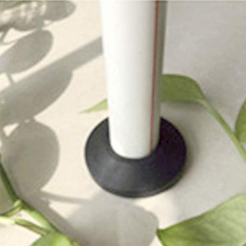 4Pcs PP Plastic Flange Pipe Cover - Black Escutcheon Collar for 3.5" Radiator Pipe Decoration - size: 3.5inches pipe Dia