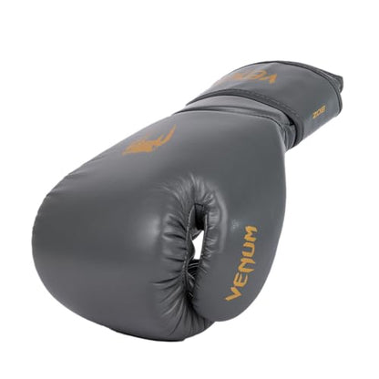 Venum Contender 1.5 Kids Boxing Gloves - color: Graphite/Gold, size: 8-Ounce