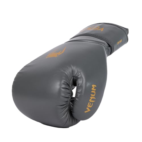 Venum Contender 1.5 Kids Boxing Gloves - color: Graphite/Gold, size: 6-Ounce