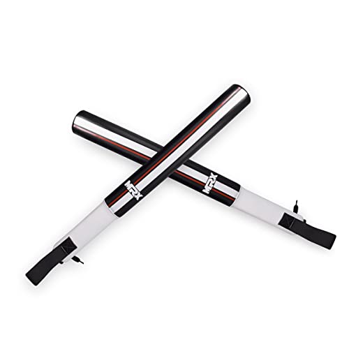 MRX MMA Boxing Training Striking Sticks Padded Pair Boxing Focus Precision Sticks Punch Speed Training Hand Target Ideal for Martial Arts, Muay Thai - color: Black White