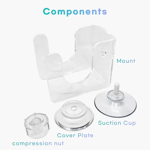 Aquarium Cleaner 2in1 Accessory – Wall Mount (Cleaner Top Holder)
