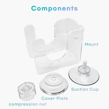 Aquarium Cleaner 2in1 Accessory – Wall Mount (Cleaner Top Holder)