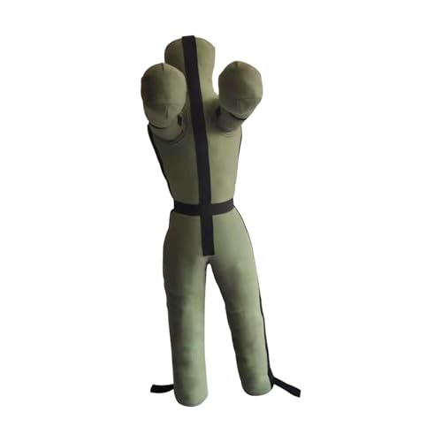 MMA Grappling Dummy Unfilled Training Bag for Judo and Karate, 180cm Green