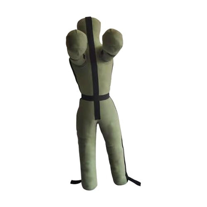 MMA Grappling Dummy Unfilled Training Bag for Judo and Karate, 180cm Green
