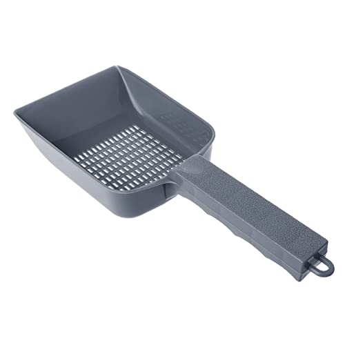 for Litter Scoop Plastic Pet Shovel for Dog Sand Sifter Poop Sieve Cleaning Tool with Hanging Hole Easy to Clean Supplies Pet Supplies Pet Supplies Amphibians Supplies Pet Pet, gray