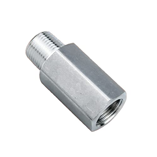 1/4 Inch NPT Female to Male Thread 304 Stainless Steel Check Valve One Way Non-Return Valve for Water Oil Gas Check Valve 1PCS - color: Inner to Outer