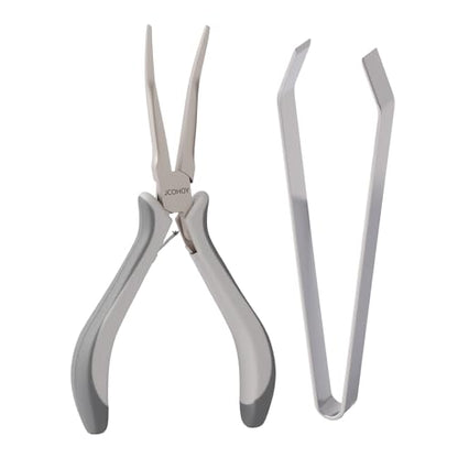 Fish Bone Pliers Tweezers Kit for All Kind of Fish Stainless Steel Deboning Tools 2pcs
