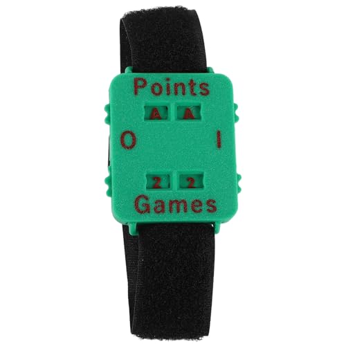 Golf Score Counter Watch, Manual Golf Score Counter - Plastic Compact Watch Stroke Keeper - Manual Dial Indicator, Green