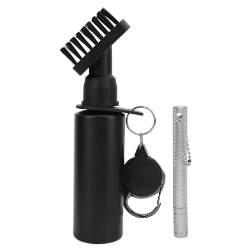 XUMIUZIY Upgraded Golf Club Cleaner Brush, Golf Club Clean Kits with Groove Sharpener Tool & 150ml Leakage Proof Squeeze Water Bottle, for Course Essentials Golf Accessories, for Men Wome