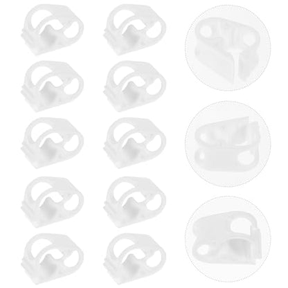 ULTECHNOVO 10 Pcs Silicone Hose Clamps Adjustable Tubing Clips Flow Regulator Water Flow Control Shut Off Clip for Siphon Hose in Industrial and Plumbing Use