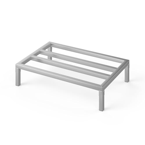 36" Long x 24" Wide | Height: 8" Off The Floor Aluminum Dunnage Rack | Storage in Restaurant, Kitchens and Garages and More! - size: 36" Long x 24" Wide | Height: 8" Off The Floor