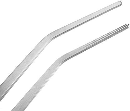 Utoolmart Aquarium Tank Aquatic Plant Tools Sets, 3 in 1 Anti-Rust Aquatic Plant Aquascaping Tool, Stainless Steel Aquarium Tweezers(15-inch) and Scrapers, for Fish Starter Kits & Aquariums Tank - size: 38cm