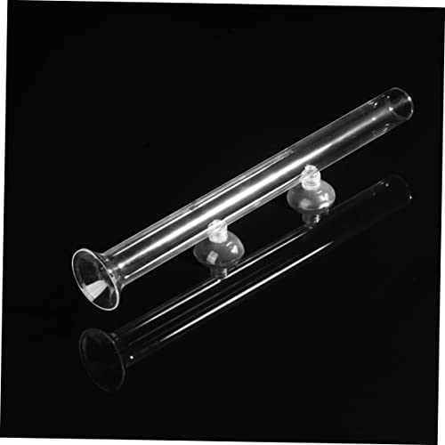 BESPORTBLE Transparent Glass Shrimp Feeding Tube Set Feeder Tray for Aquarium Durable and Reliable Glass Design Convenient Feeding for Fish and Shrimp Easy to Install