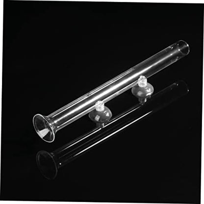 BESPORTBLE Transparent Glass Shrimp Feeding Tube Set Feeder Tray for Aquarium Durable and Reliable Glass Design Convenient Feeding for Fish and Shrimp Easy to Install
