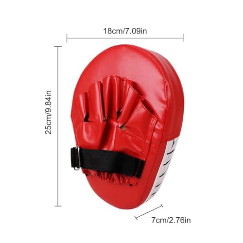Boxing Target Pad Thick Adjustable Curved Focus Punching Training Hand Pads | Hand Target Training Hand Pads for Kickboxing Karate Thai