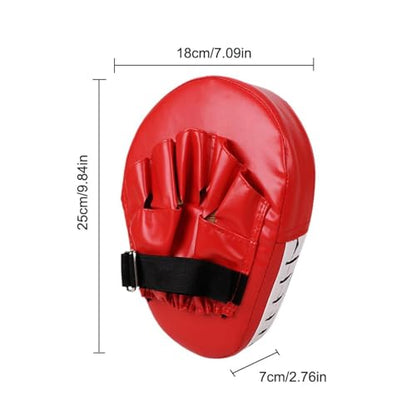 Boxing Target Pad Thick Adjustable Curved Focus Punching Training Hand Pads | Hand Target Training Hand Pads for Kickboxing Karate Thai