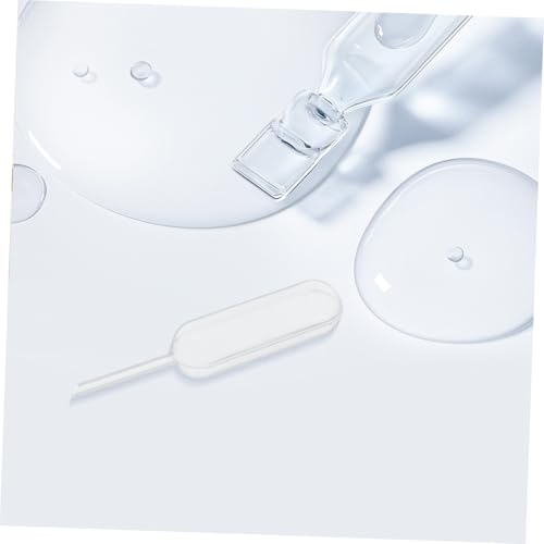 Ipetboom 100pcs Precision Plastic Pipettes Droppers Sample Transfer Pipettes Lab Liquid Measuring Droppers Storage Containers