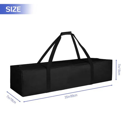 35inch Sports Duffel Travel Bag, 28L Extra Large Duffel Luggage Bag with Upgrade Zipper, Water Resistant & Foldable Equipment Storage Bag for Fishing Tripod Tent Umbrella, 2PCS