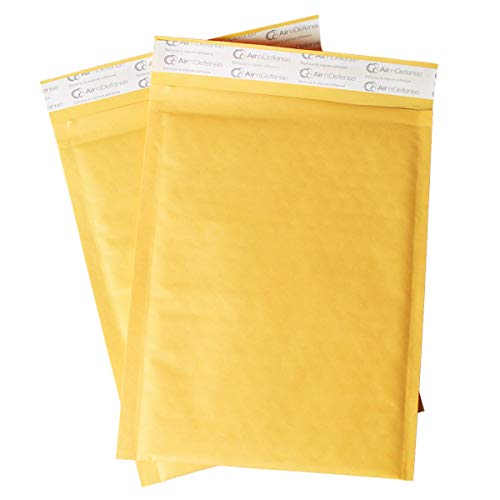 50/500/1000/1500/2000/2500/3000/4000/5000/10000 pcs #000 4x8 Kraft Bubble Padded Envelopes Mailers Shipping Bags AirnDefense (4000)