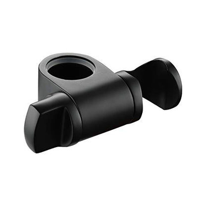 Hand Held Shower Head Holder Stainless Steel Height/Angle Adjustable 25 mm Shower Slide Bar Bracket Holder Black, ST35B - color: Black