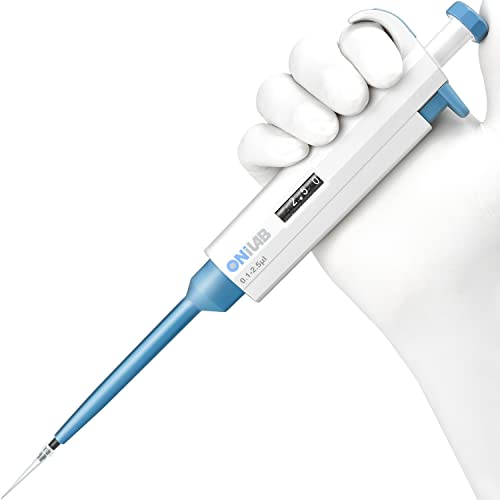 ONiLAB Lab Micropipette, Adjustable Volume Single Channel Pipettors,0.1-2.5ul - style: 0.1-2.5ul